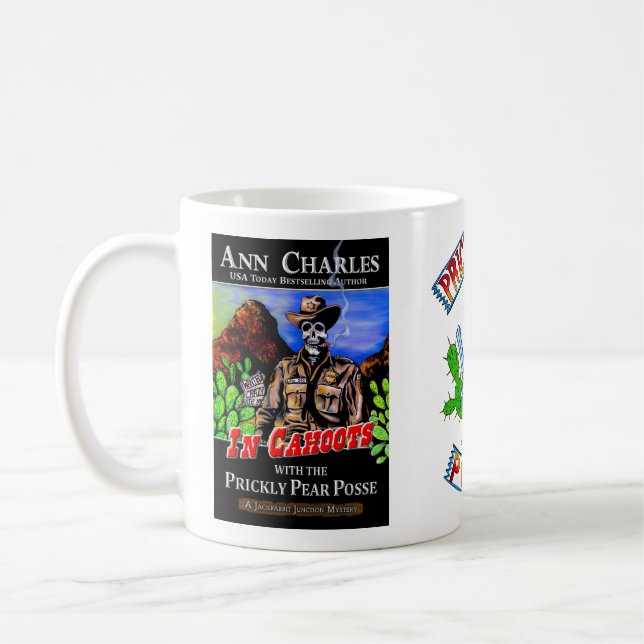 In Cahoots with the Prickly Pear Posse mug (Left)