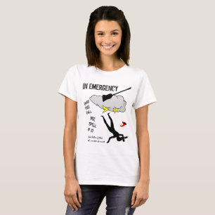 In case of broomstick accident customisable T-Shirt