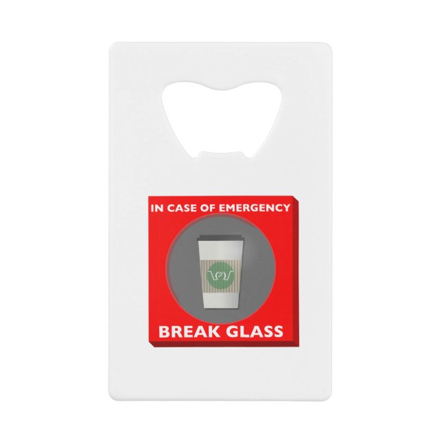 In Case of Emergency, Break Glass (Front)