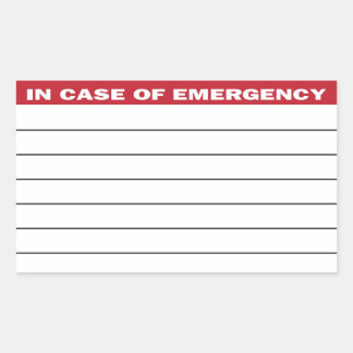 In Case Of Emergency Stickers - In Case Of Emergency Information Sticker R12c897abd6f94795ae0957bf4f31840a V9wxo 8byvr 324 