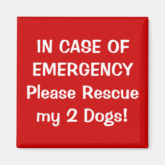 In Case of Emergency Magnet