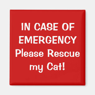 In Case of Emergency Magnet