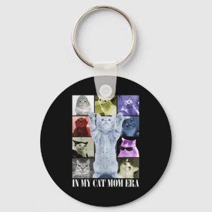 In cat mum era groovy mothers day women mum life key ring