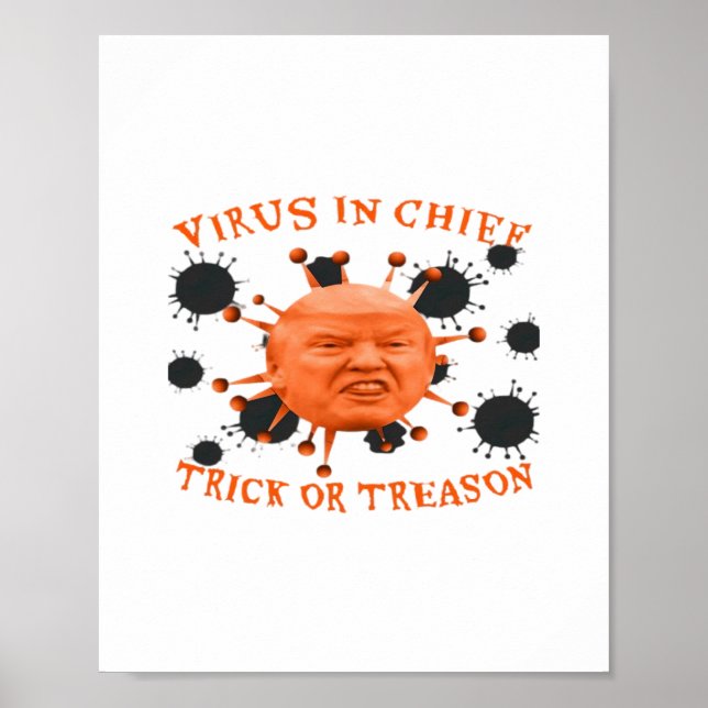 In Chief, Trick Or Treat, Political Anti Halloween Poster (Front)