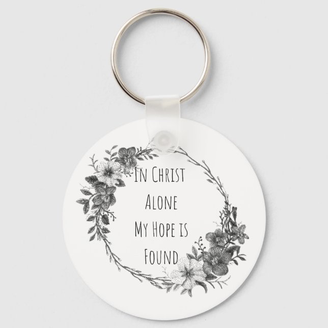 In Christ Alone Keychain (Front)