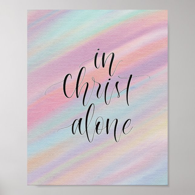 In Christ alone Poster (Front)