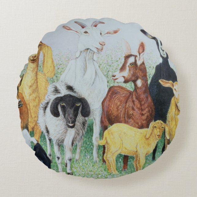 In Clover Round Cushion (Front)