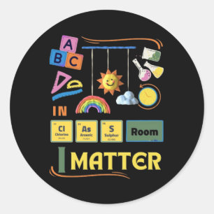 In Clroom I Teacher Sticker
