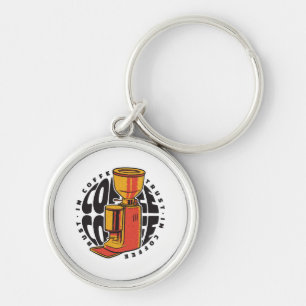 In Coffee we trust Key Ring
