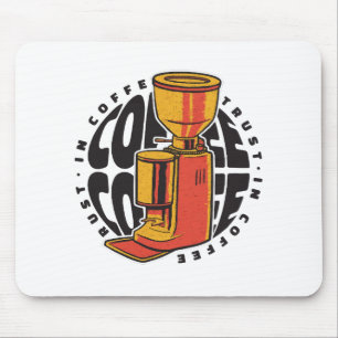In Coffee we trust Mouse Mat