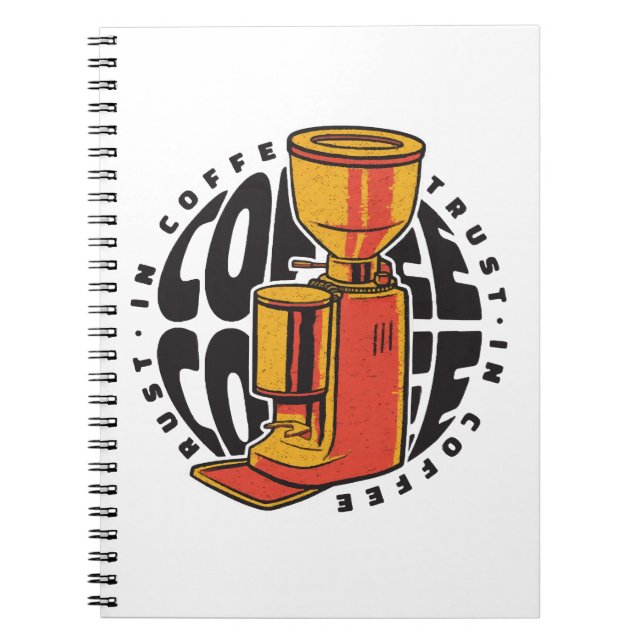 In Coffee we trust  Notebook (Front)