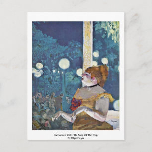 In Concert Cafe: The Song Of The Dog Postcard