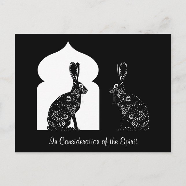 IN CONSIDERATION OF THE SPIRIT POSTCARD (Front)