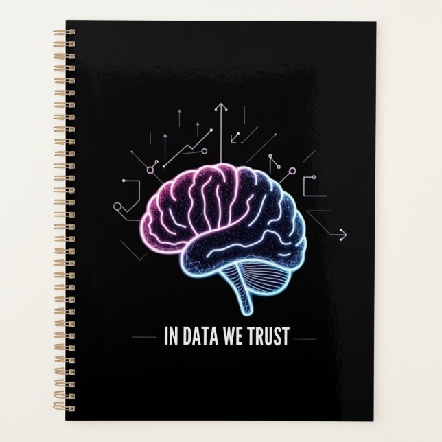 In Data We Trust  Planner (Front)