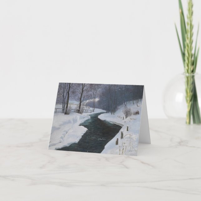 In Deep Winter Holiday Card (Front)