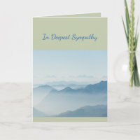 In Deepest Sympathy Help in Difficulty Mountains