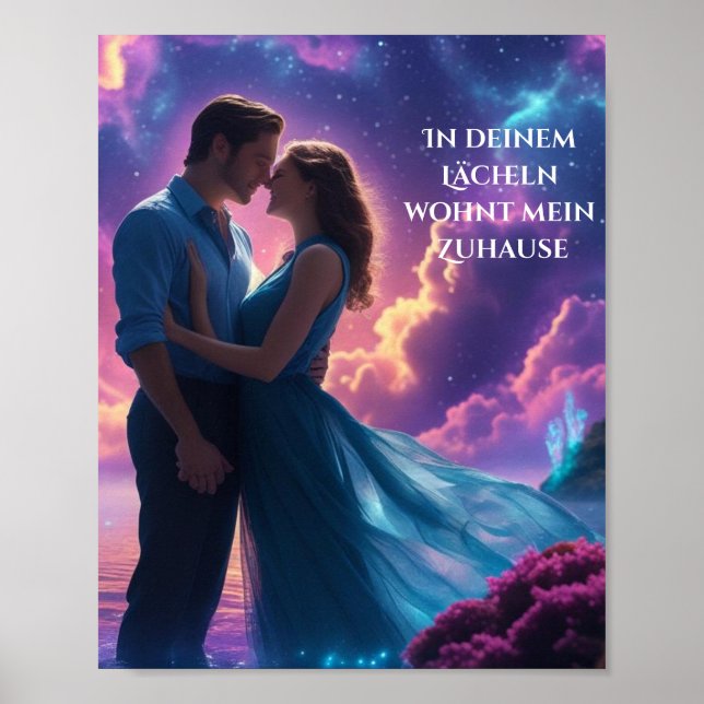 In deinem Lächeln wohnt mein Zuhause Poster (Front)