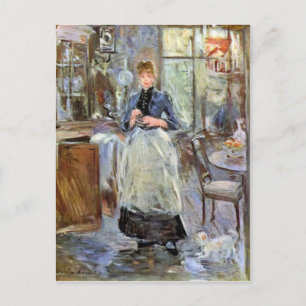 In Dining Room by Berthe Morisot Postcard