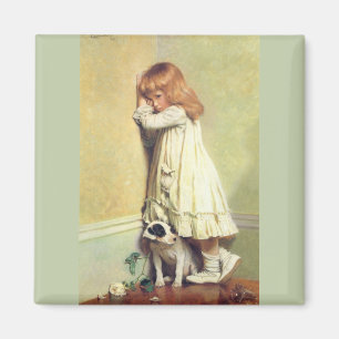 In Disgrace by Charles Burton Barber, Vintage Art Magnet