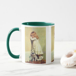 In Disgrace by Charles Burton Barber, Vintage Art Mug
