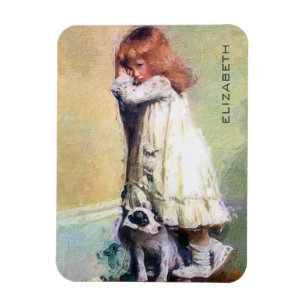 In Disgrace Vintage Oil Painting Personalised Magnet