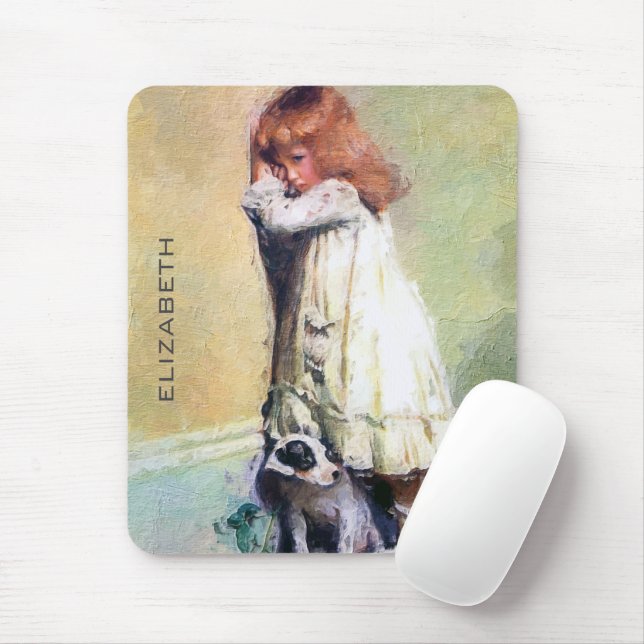 In Disgrace Vintage Oil Painting Personalised Mouse Mat (With Mouse)