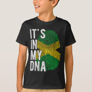 in DNA Jamaica Flag Jamaican Independence Day T-Shirt