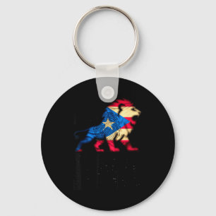 In dna puerto rico rican flag pride in roaring lio key ring