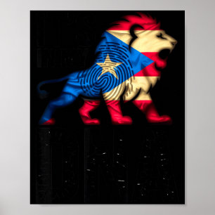 In dna puerto rico rican flag pride in roaring lio poster