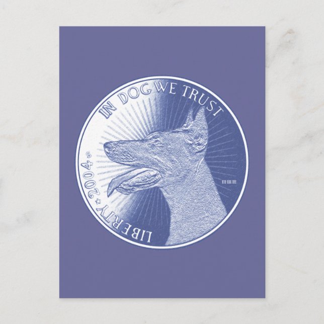 In Dog Postcard (Front)