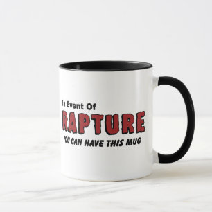 In Event of Rapture Christian Coffee Mug