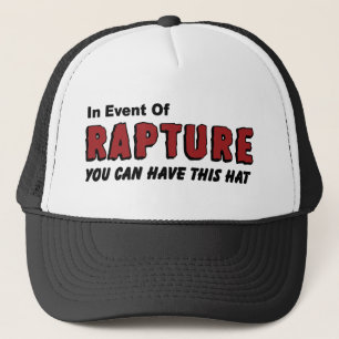 In Event of Rapture Christian Hats and Caps