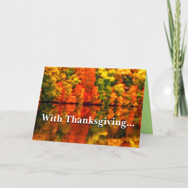 In everything give thanks 1 Thessalonians 5:18 Holiday Card (Front)