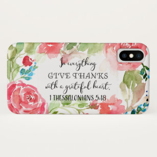 In everything, give thanks   scripture art Case-Mate iPhone case