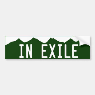 in_exile bumper sticker