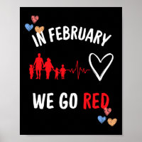 In February We Go Red Hearth Health Month