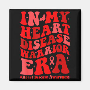 In February We Wear Red Heart Disease Awareness Wa Magnet