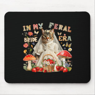 in Feral Bride Era Cat Wedding Bachelorette Party Mouse Mat