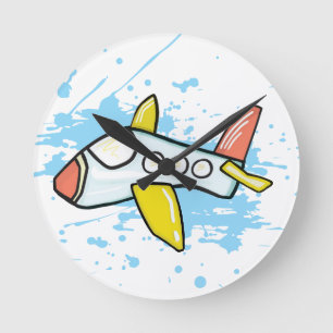 In Flight Round Clock