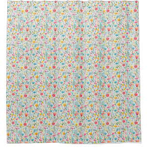 In Floral Art, Imperfection Is Perfection Shower Curtain