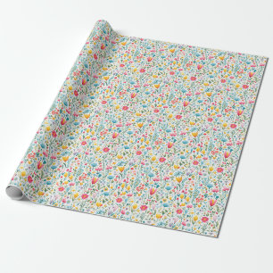 In Floral Art, Imperfection Is Perfection Wrapping Paper