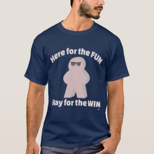 In For Fun Stay For Win Game Humor T-Shirt