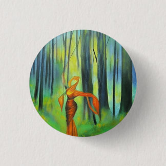  in forest dancing p square  3 cm round badge