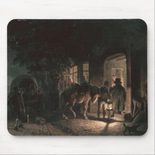In front of the Pub, 1843 Mouse Mat