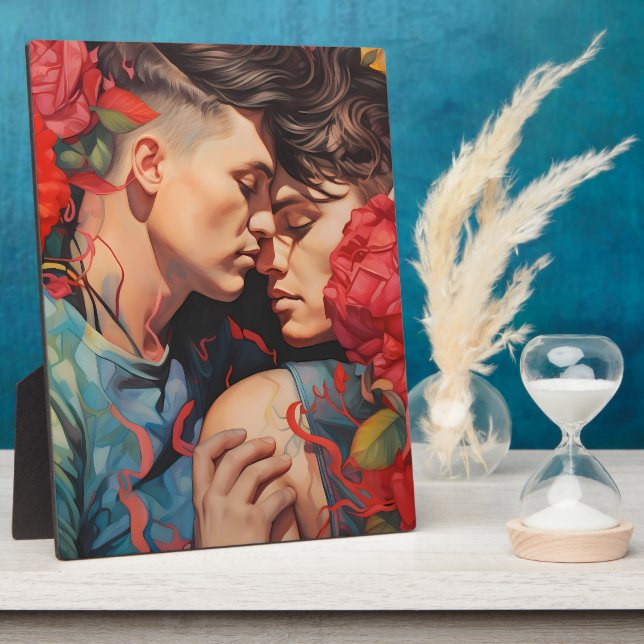 In Full Bloom: A Gay Love Story Plaque (Side)