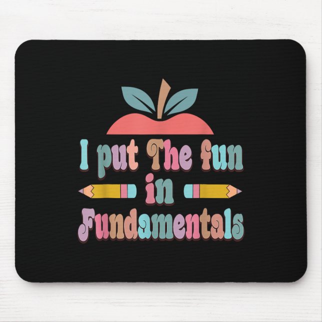 In Fundamentals - Fun Teachers Day  Mouse Mat (Front)