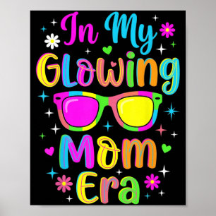 in Glowing Mum Era Retro Groovy Colourful Tygraphy Poster