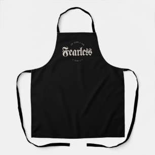 In God I am Fearless 2 Tim 1:7 Christian Apron