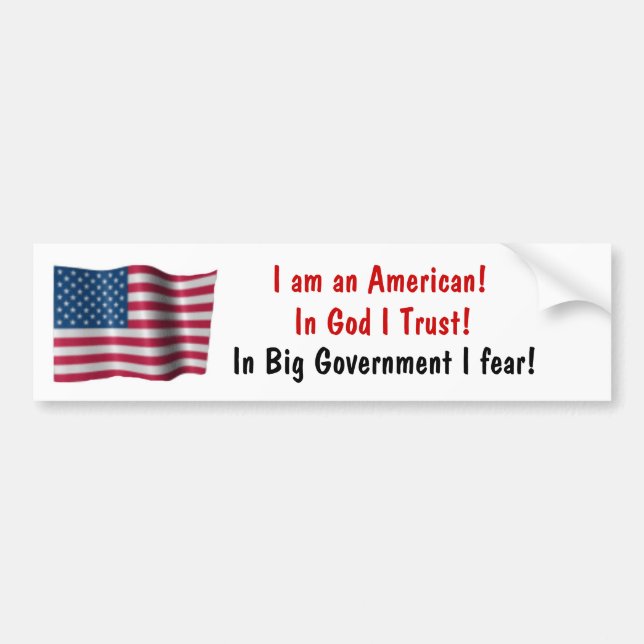 In God I trust Bumper Sticker (Front)