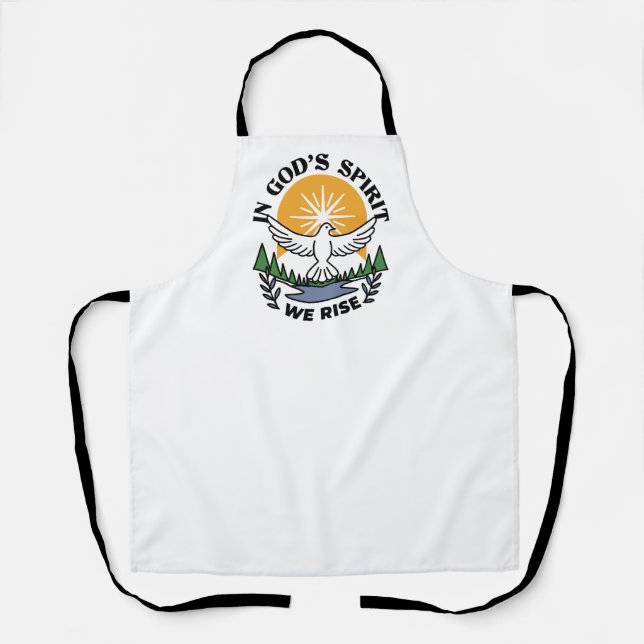 In God’s Spirit We Rise – Faith and Freedom Apron (Front)